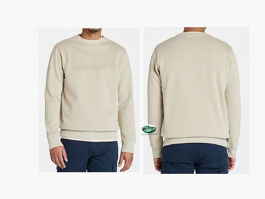 TIMBERLAND Felpa Girocollo Hampton colore beige