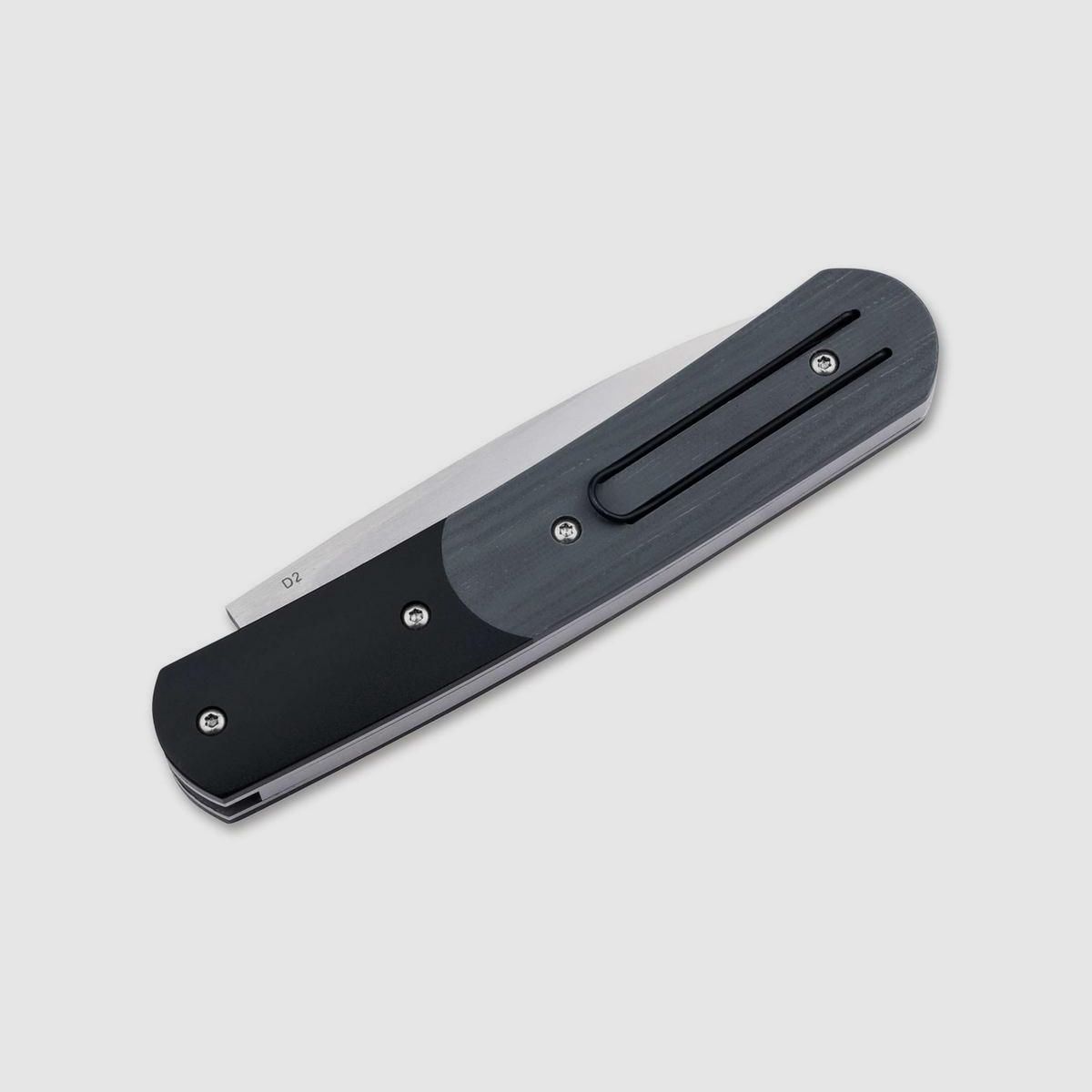 Böker Plus DogLeg Auto black/grey automatic knife for men, image 4 of 4