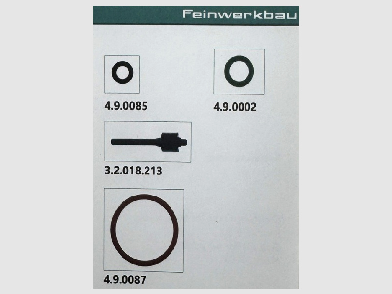 FWB afdichtset voor luchtpistool P8X