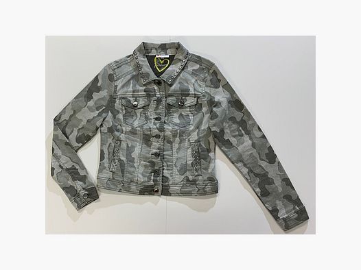 Street One Denim-Jacke XS Gr. 36 Tarnmuster ROXANA Camouflage NEU