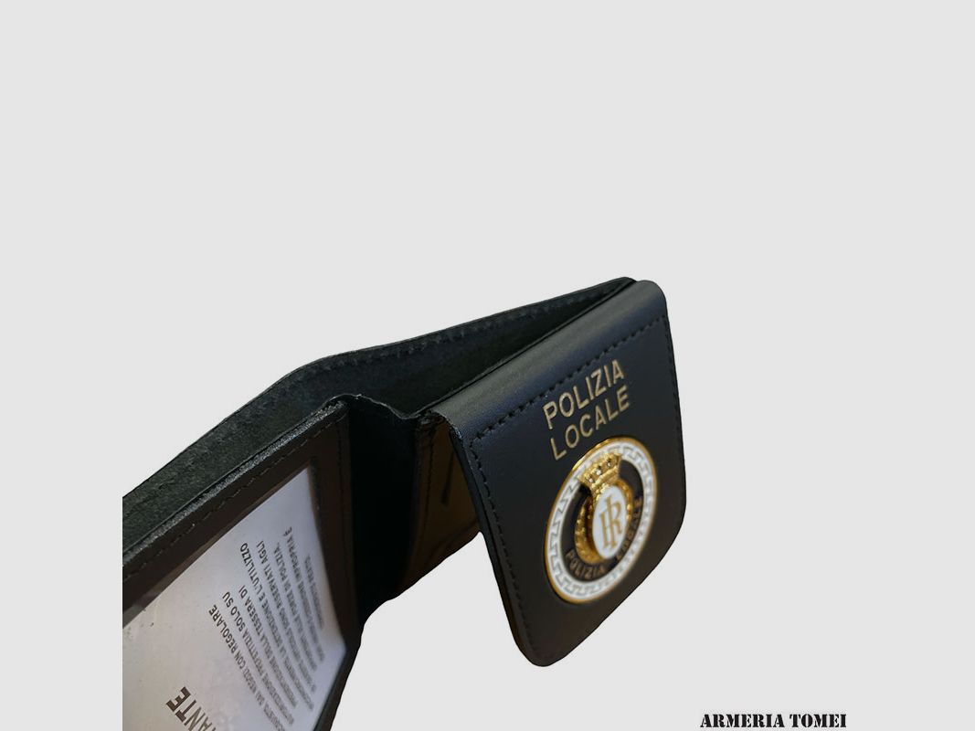 Lederportemonnaie Polizei mit Plakette, Bild 3 von 3