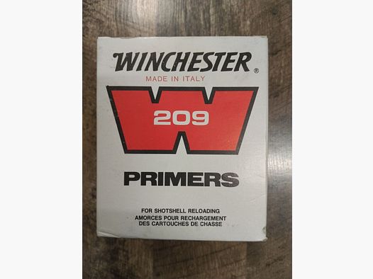 Winchester Shotgun Primer 209 1500 Packs