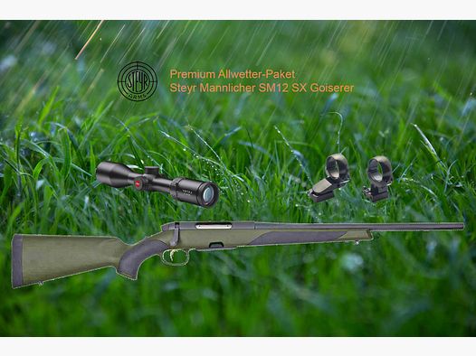 Paquete de joven cazador Steyr Mannlicher SM12 SX Goiserer