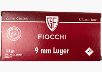 Fiocchi Pistolenpatrone 9 mm Luger VM 124 grs