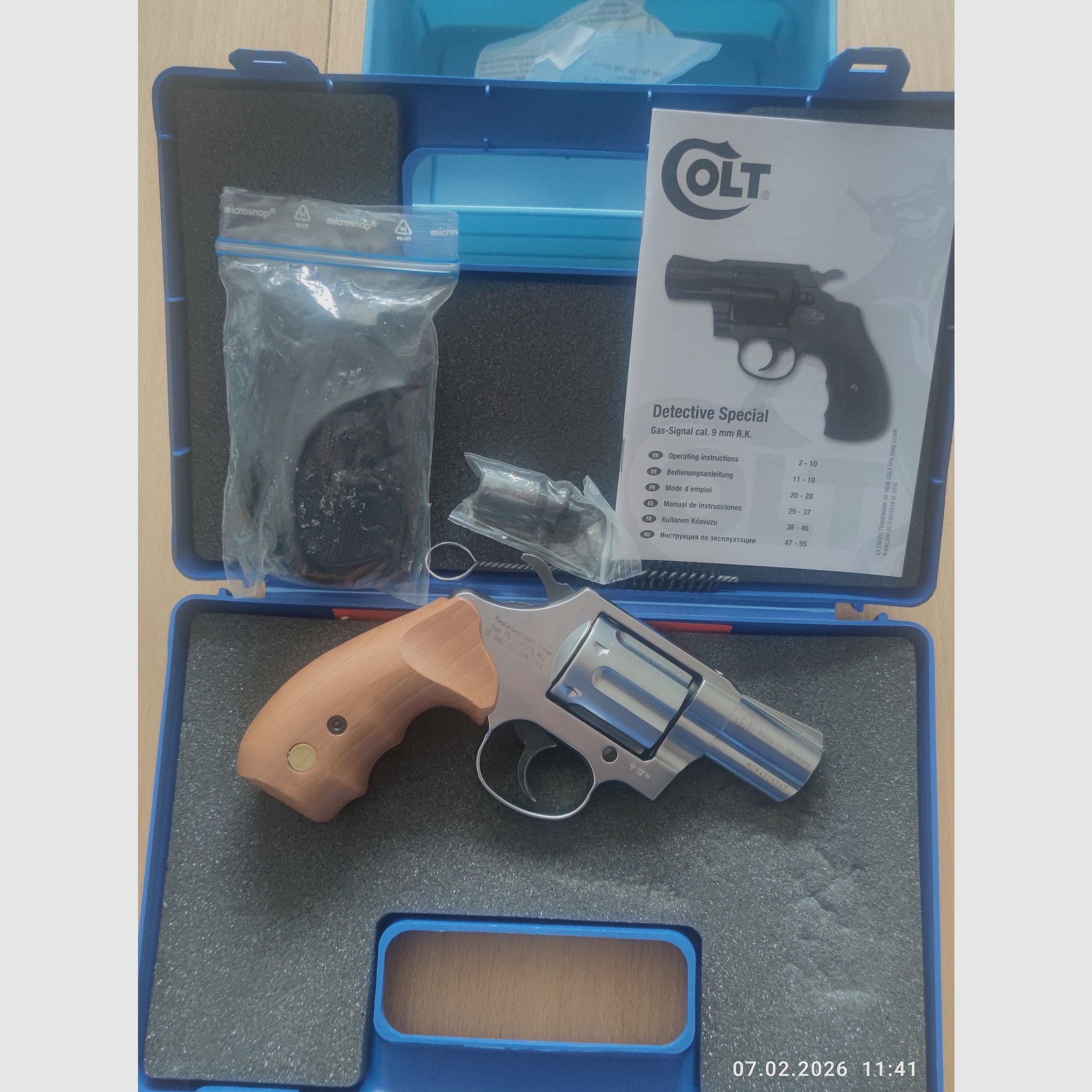 Colt Detective Special STAINLESS EDITION 9 mm RK