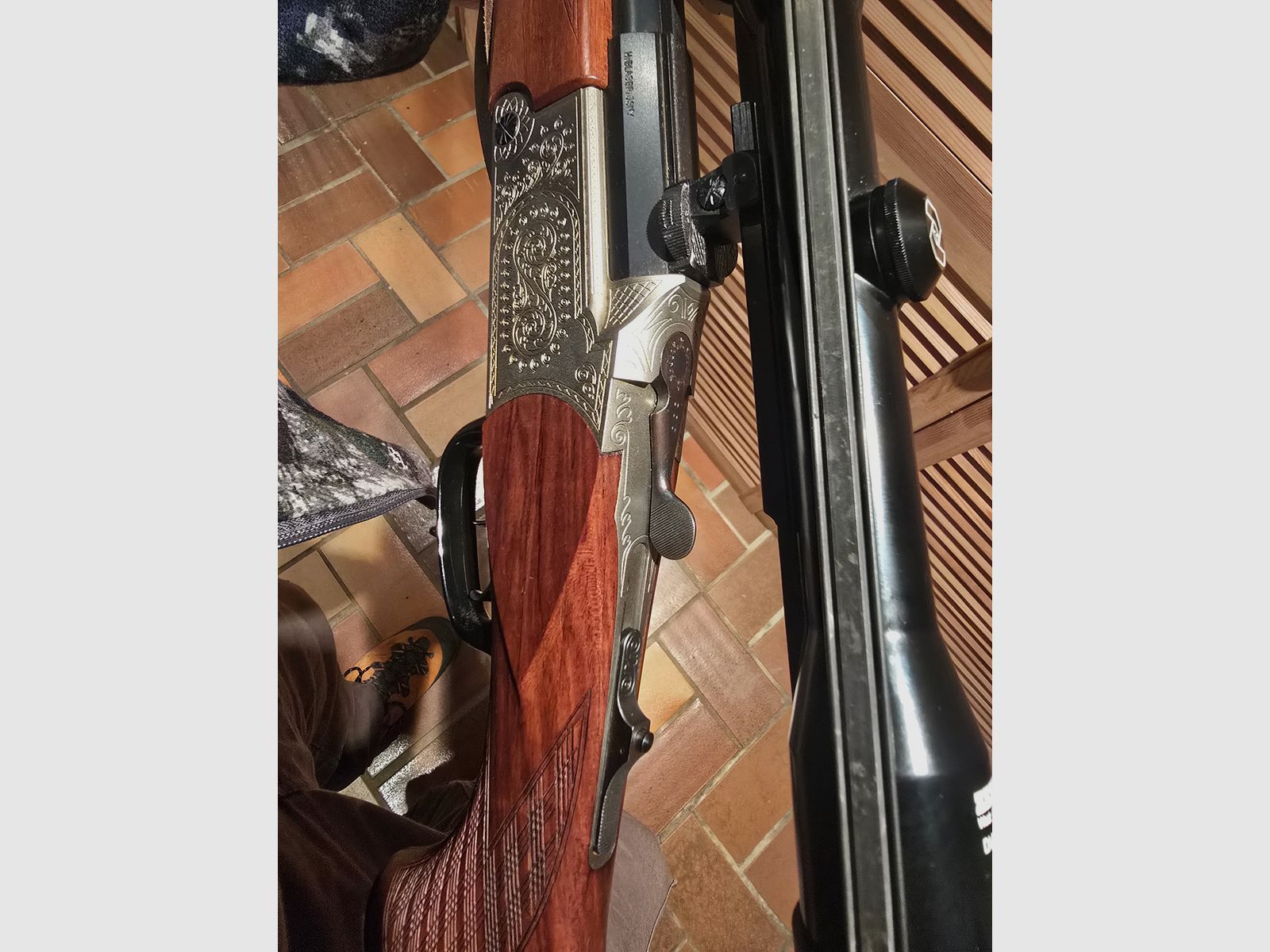 Blaser BBF ES 63 Kal. 5,6 x 50 R Magnum und 16/70 Handspanner