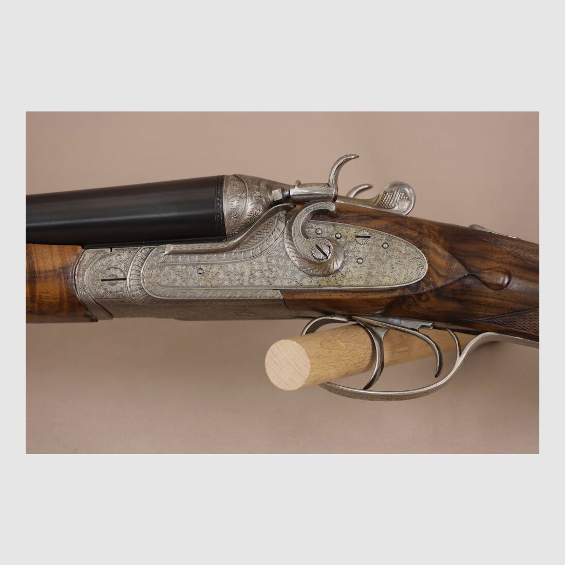 Armas Ego - Eibar Hahn - Doppelflinte // Seitenschloss // absolutes LUXUS Holz