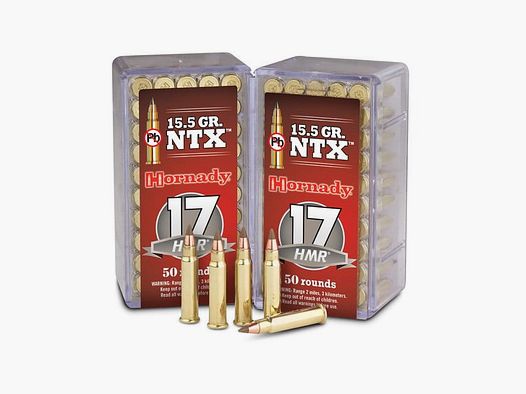 Hornady .17 HMR NTX sans plomb 15,5 gr. - 50 pcs.