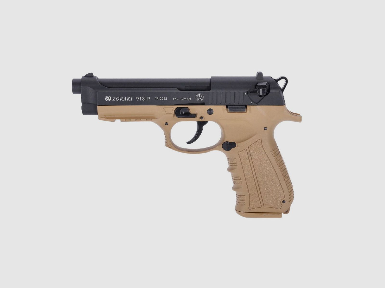 Zoraki 918 Desert Blank Firing Pistol 9 mm P.A.K.