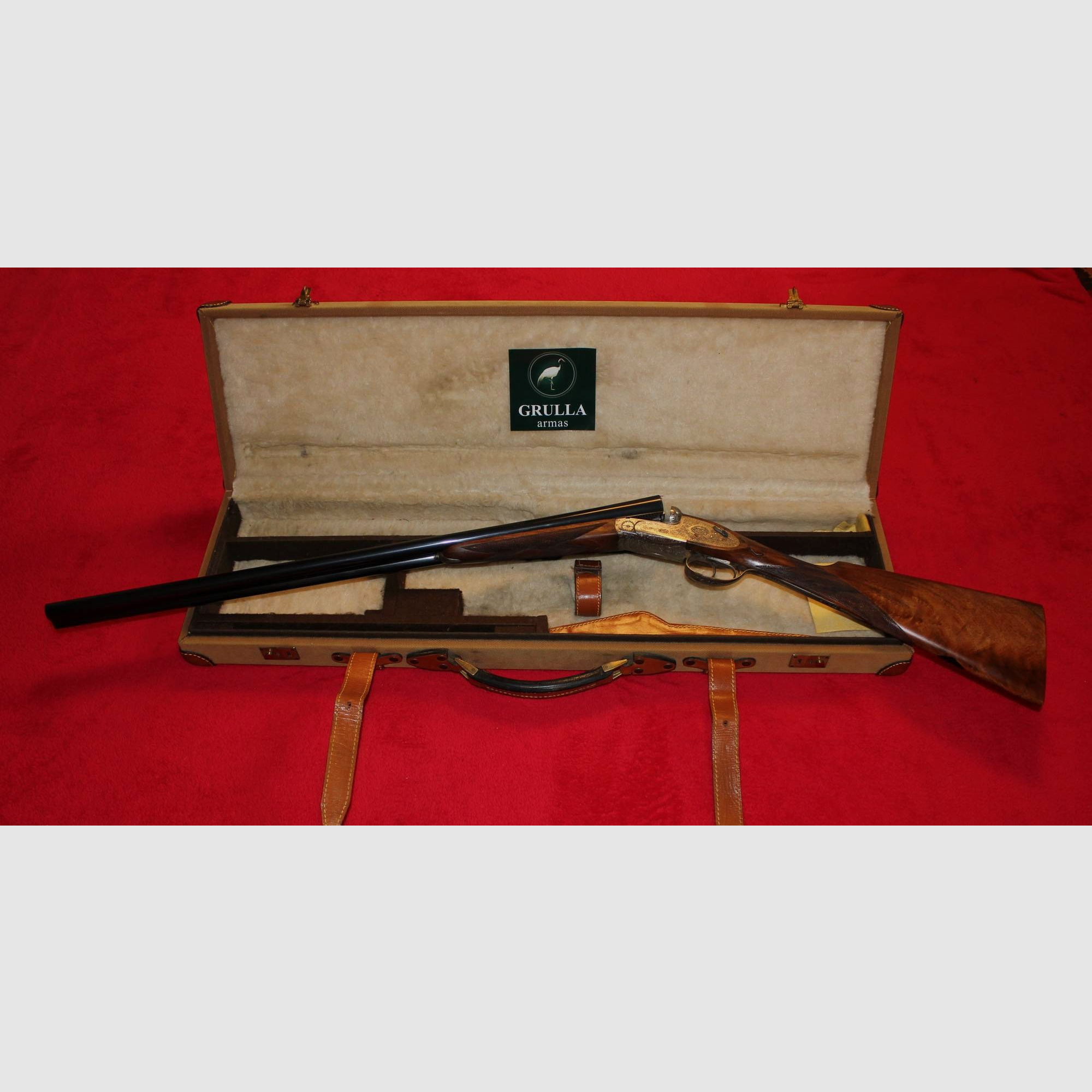 Elegant side-by-side shotgun from the company Grulla, Mod. San Remo