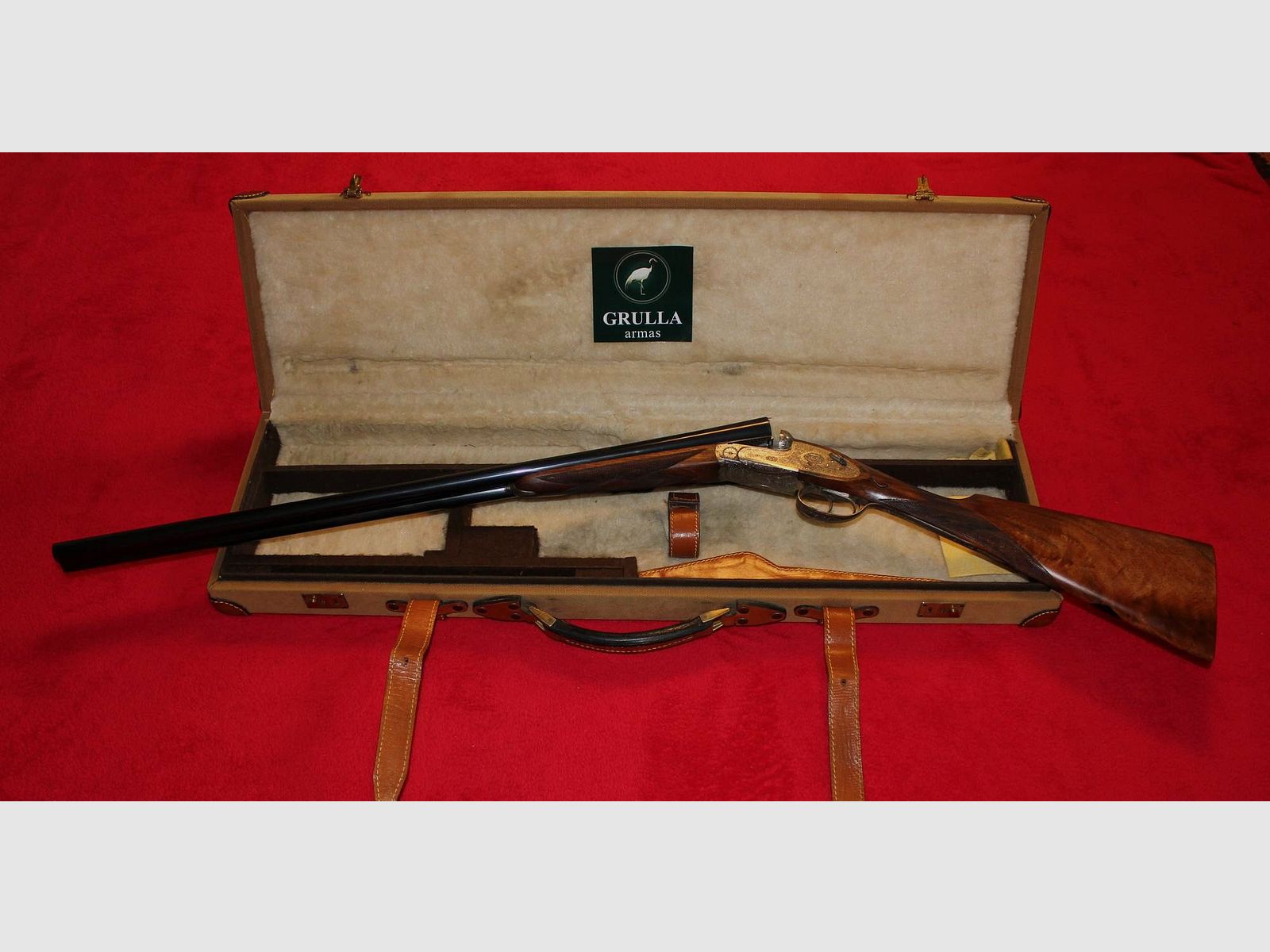 Elegant side-by-side shotgun from the company Grulla, Mod. San Remo