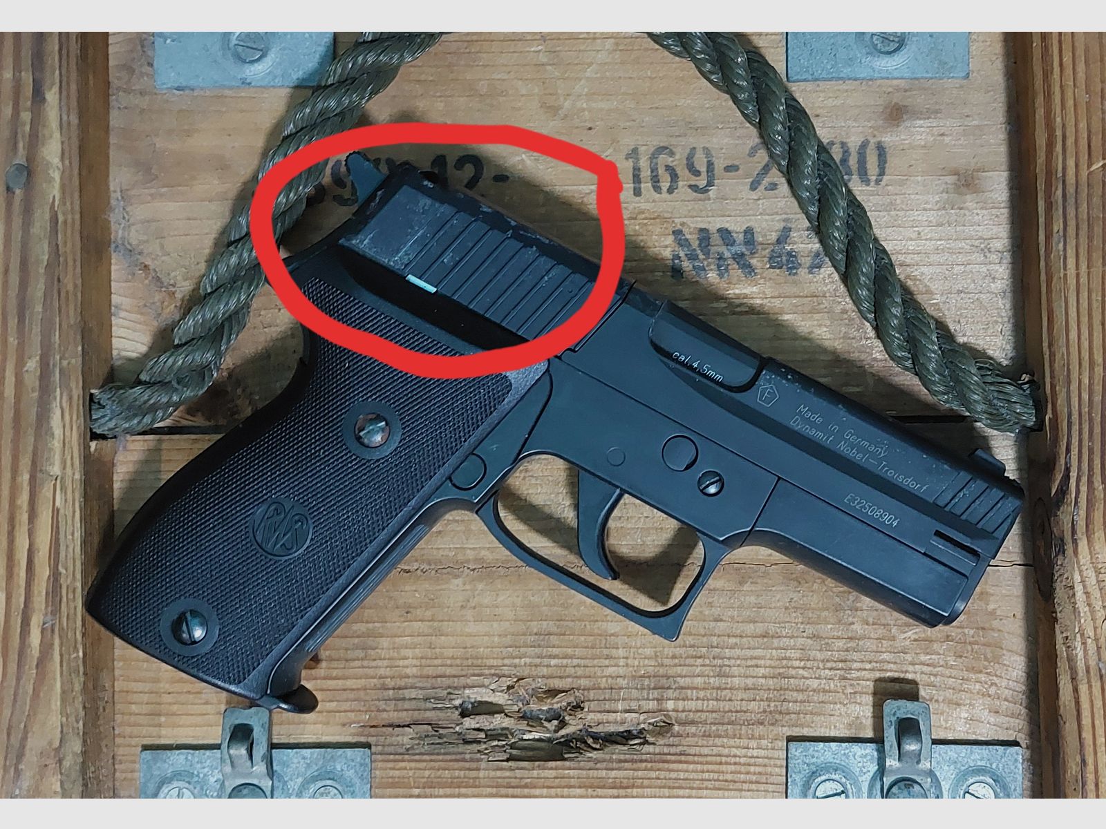 Pistola CO² RWS Mod. C225 4,5 mm Diabolo