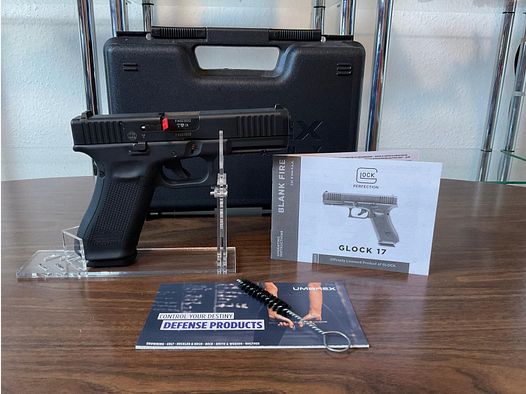 Glock 17 Gen5 blank firing pistol 9mm P.A.K. – Like new in full set