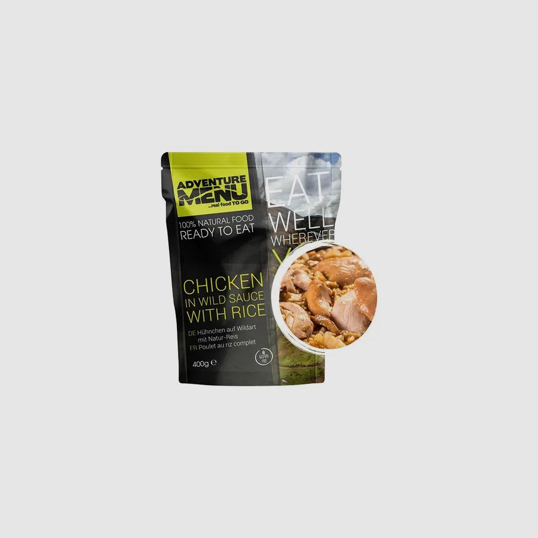 Adventure Menu Hühnchen auf Wildart mit Reis