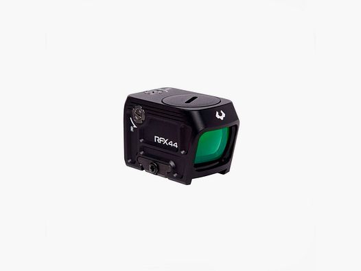RED DOT – VIRIDIAN OPTICS – RFX44 CLOSED EMITTER GREEN DOT REFLEX SIGHT | ACRO compatible, INSTANT-ON, includes GLOCK MOS Adapter | 5 MOA