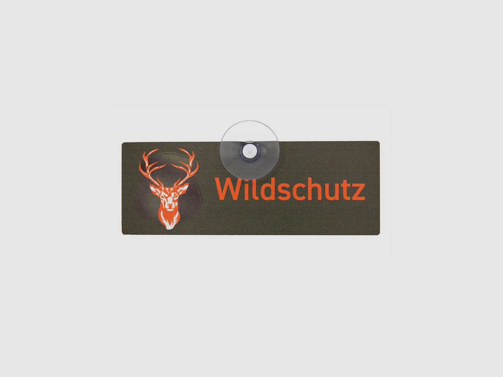 WILDE HILDE Jagdschild mit Saugnapf "WILDSCHUTZ" II