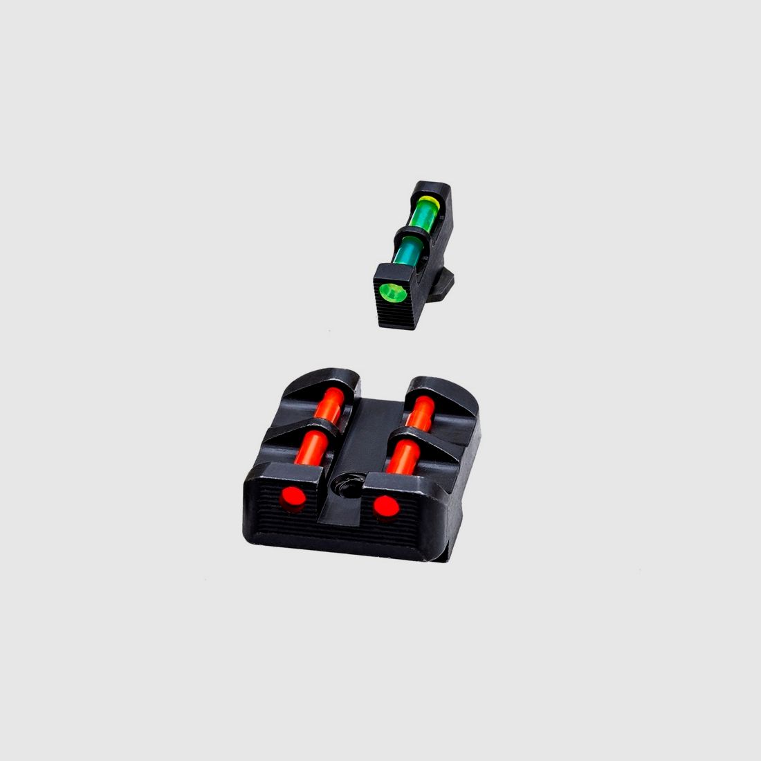 Set di mirini in fibra rossa/verde Pistol Glock