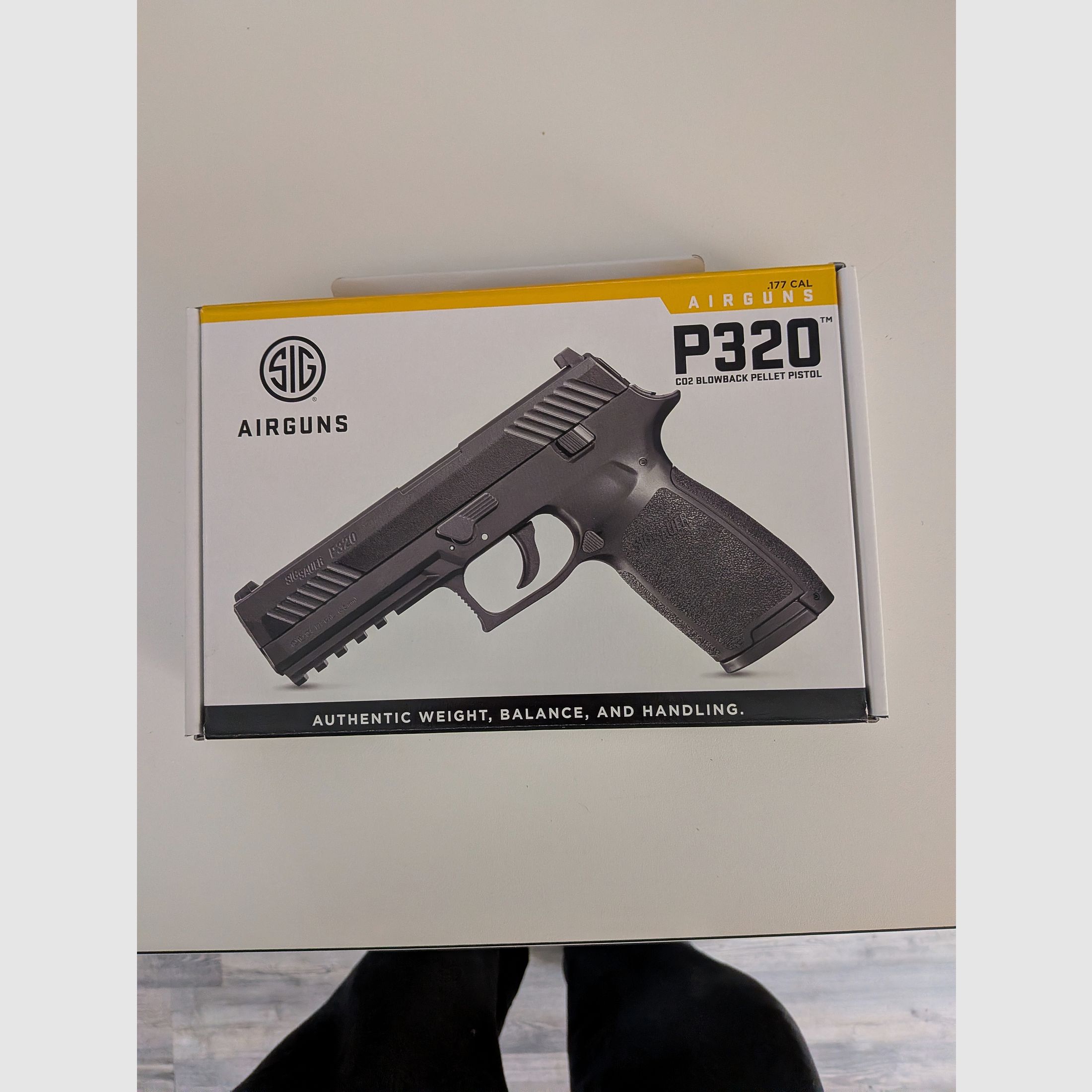 Pistola de retroceso de CO2 Sig Sauer P320