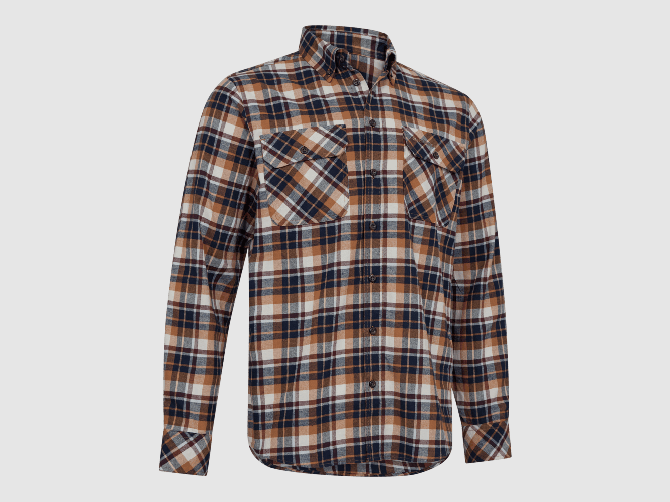 Deerhunter Charles Camicia Uomo a Quadri Marrone 47/48