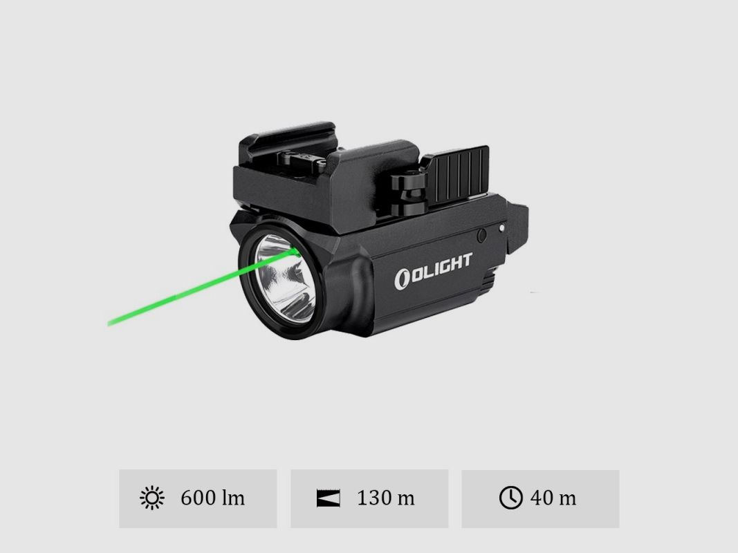 Olight Baldr RL Mini 600 Lumen Schwarz, Bild 2 von 4