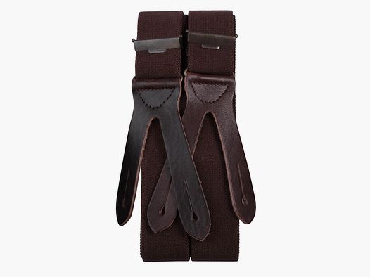 Foresta Hosenträger Holländer Braun 120x3,5cm