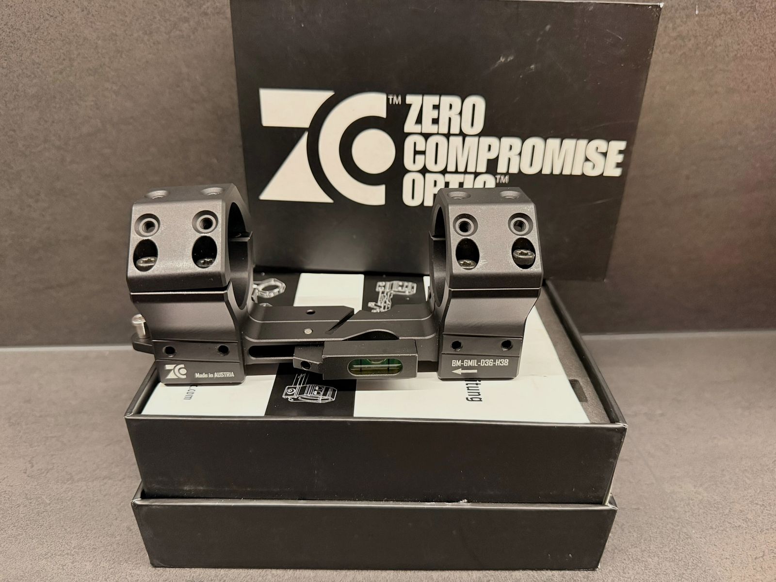 ZCO Zero Compromise Montaż Blokowy ø 36 mm H 38 / 20