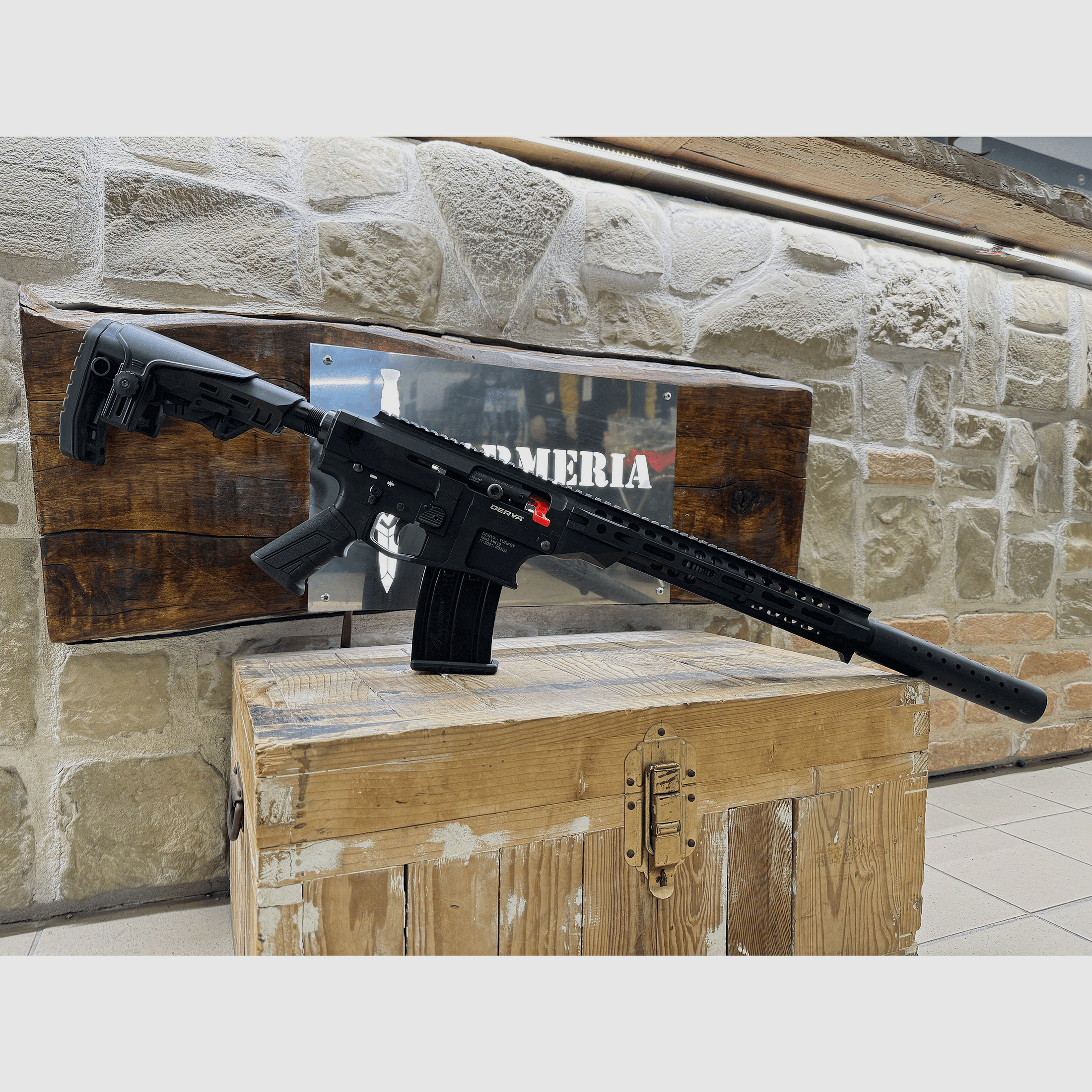 USED – SEMIAUTO RIFLE – DERYA MOD. MK12 cal. 12, image 1 of 5