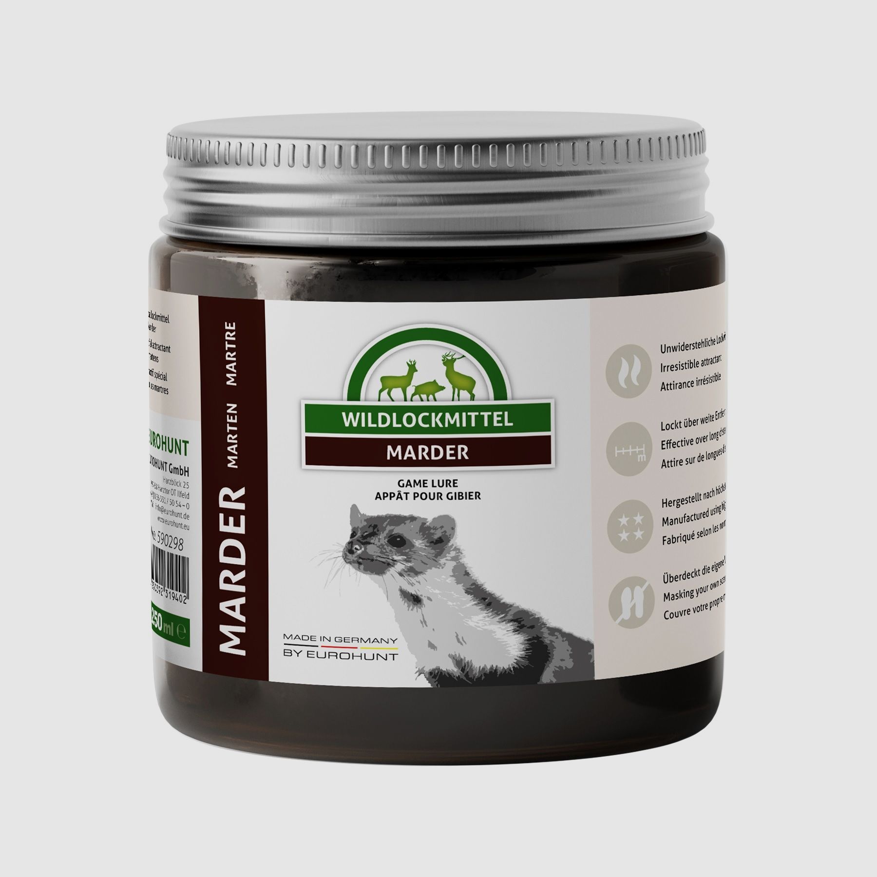 Eurohunt Marderlockmittel, 250 ml. Dose