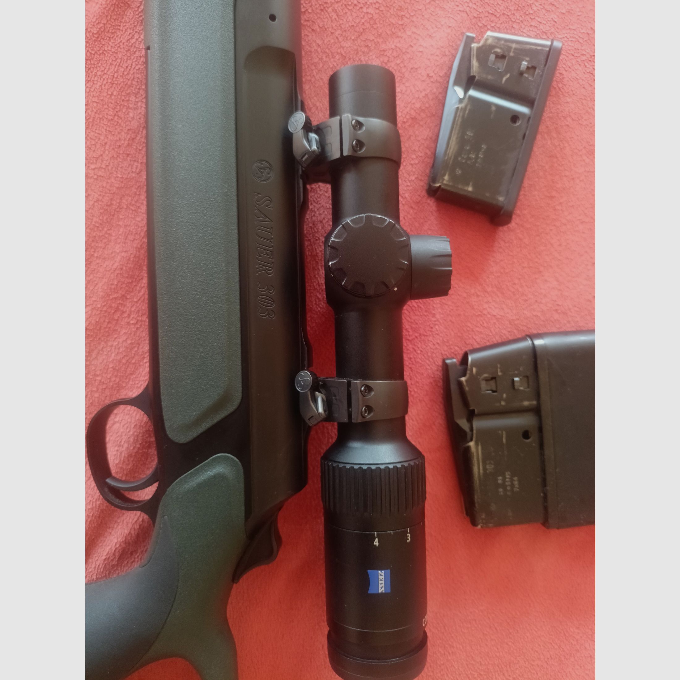 Sauer 303 Synchro XT Gen. I 8x57 IS, Zeiss Conquest 1-4x24 V4, immagine 5 di 18