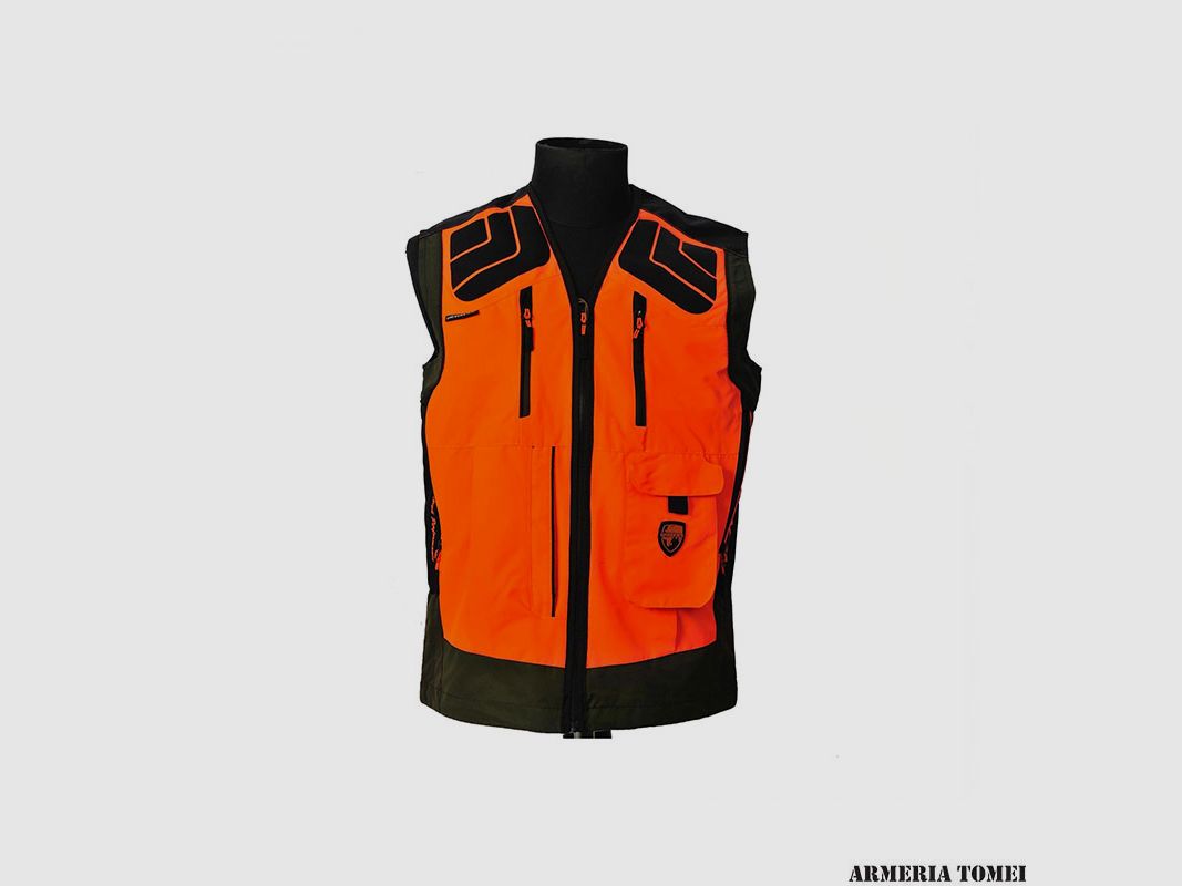 GILET – UNIVERS – ADVENTURE UNIVERS-TEX GRÜN/ORANGE