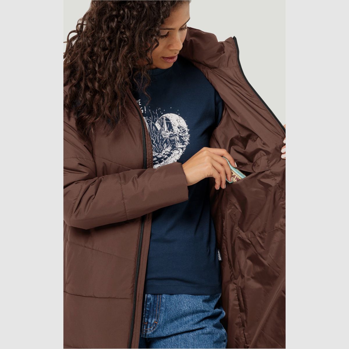 JACK WOLFSKIN Deutzer Coat W Wild Ginger