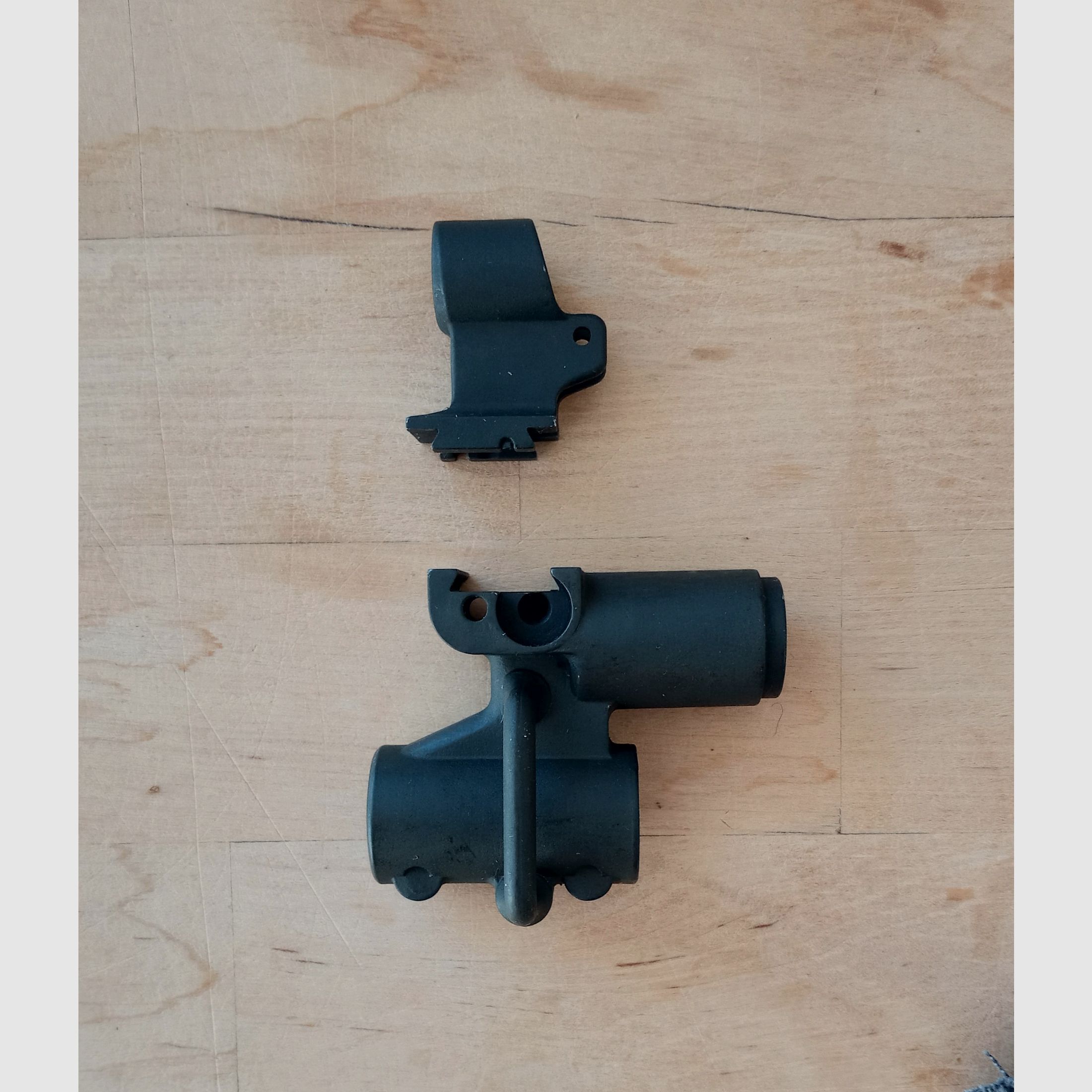 Unmontierter AK Combo Kornträger / Gasblock -> Perfekt für Zastava Iraqi Tabuk Build (Galil RK62 Vektor R4 R5 und Klone)