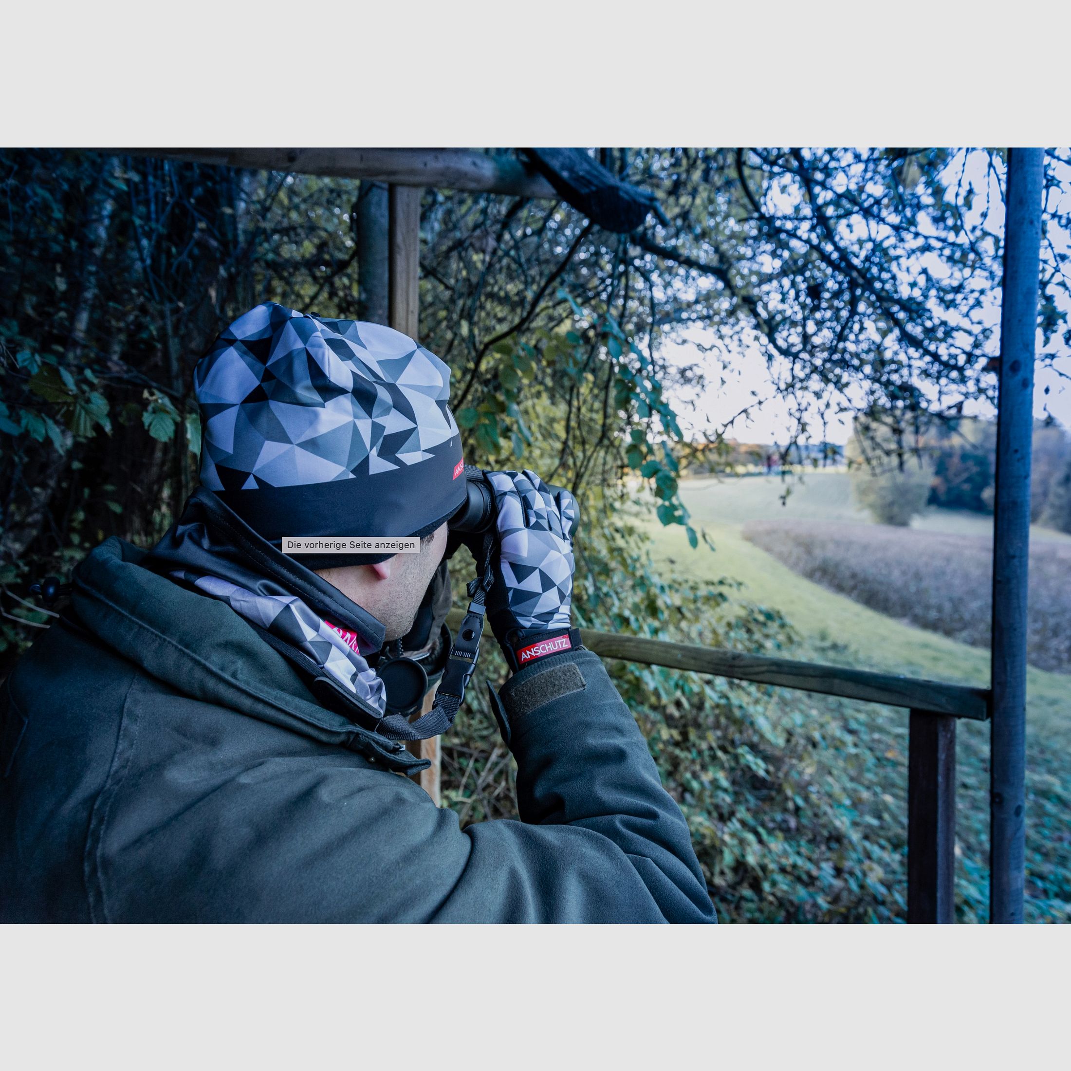 Guantes Anschütz 015503L Camuflaje Gris Talla L