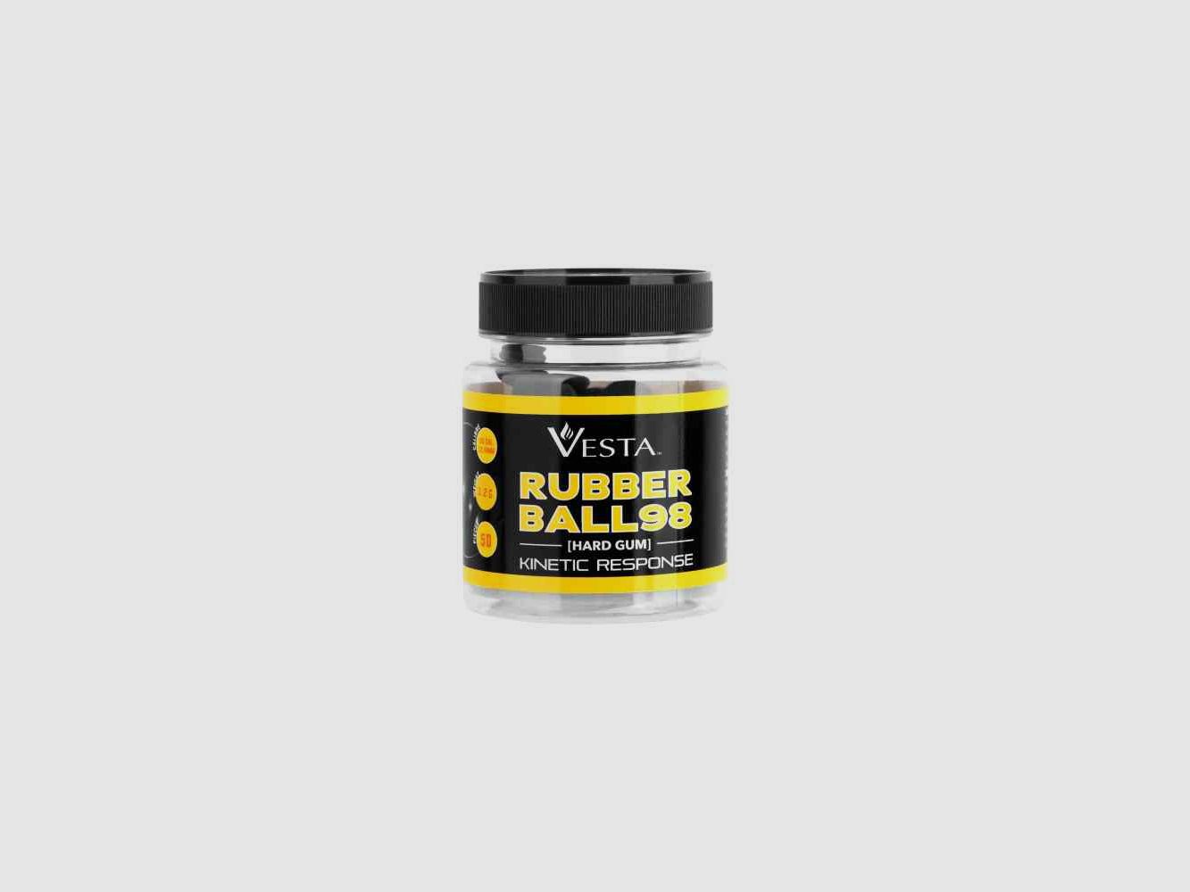 Vesta Rubber 98 Rubber Balls Cal. .50 50Stk