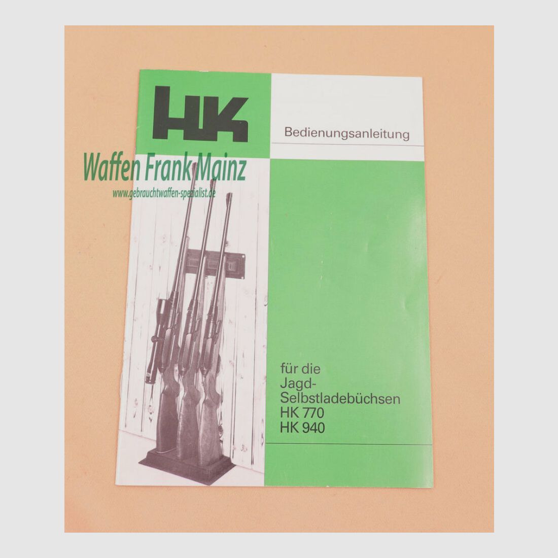 Heckler & Koch - Oberndorf Bedienungsanleitung 770/940