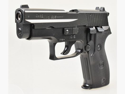 GECO Modell 225 Pistole im Kaliber 9mm PAK mit PTB Nr. 636