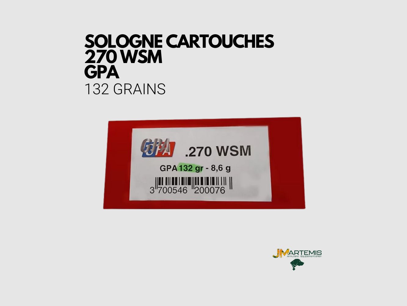 Balles GPA 270 WSM 132GR, image 1 sur 4