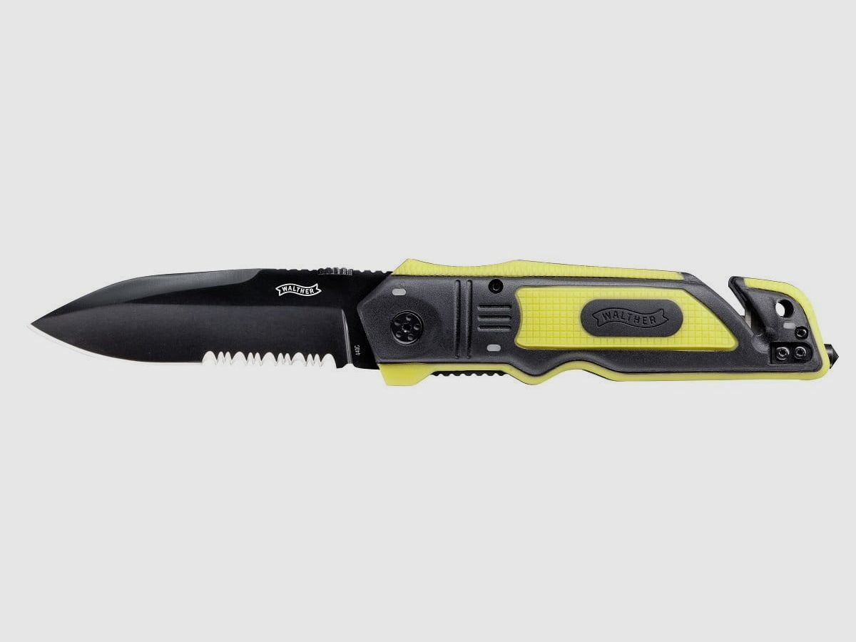 Walther ERK Gelb Rettungsmesser
