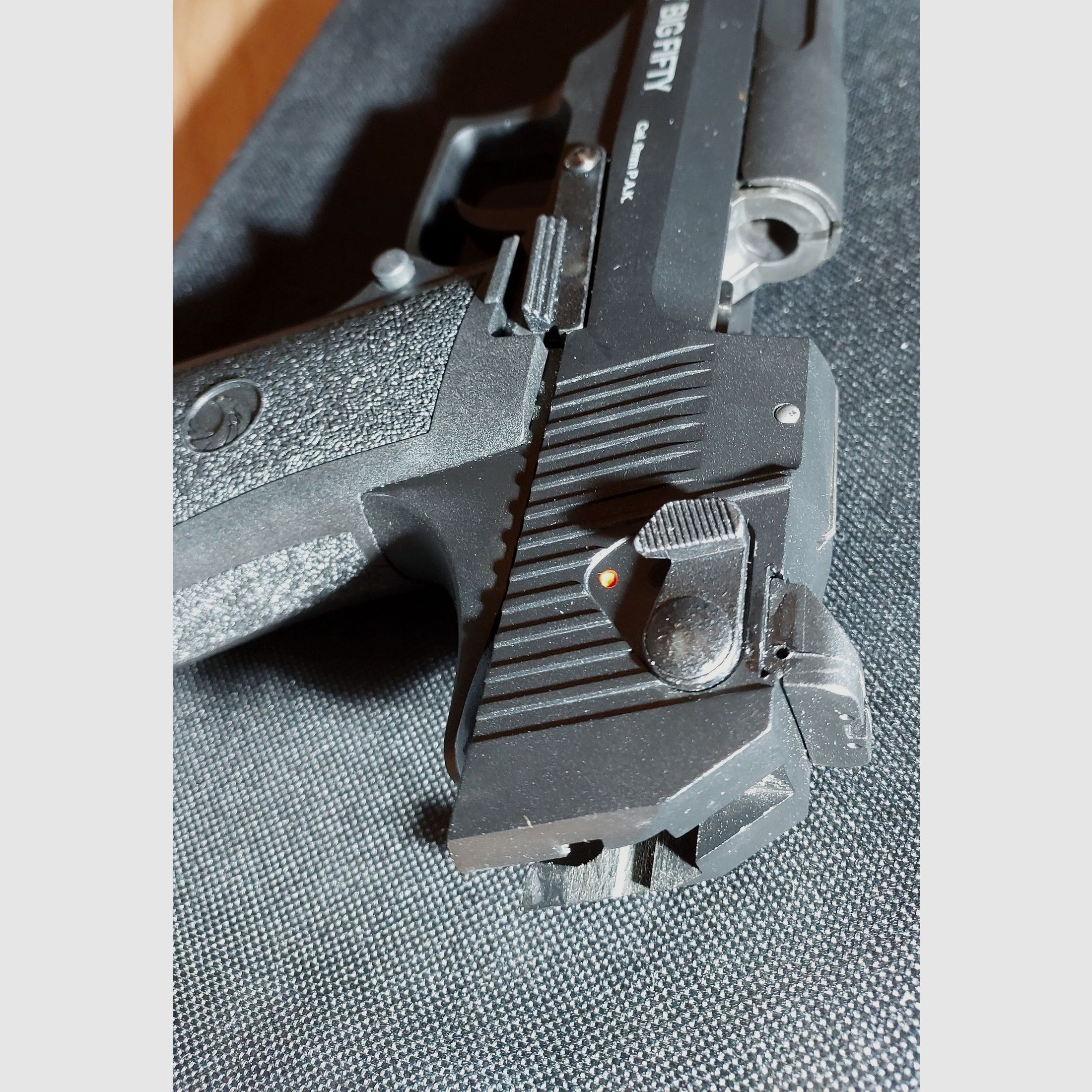 Retay Big Fifty LW pistola a salve 9mm P.A.K. brunita (PTB 1075)