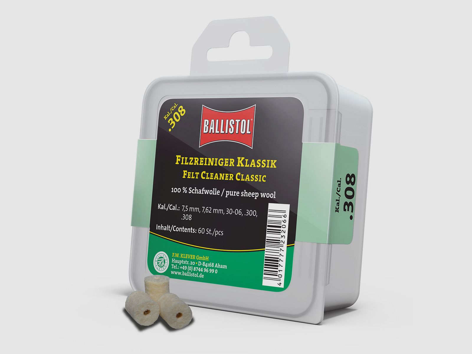 BALLISTOL Filzreiniger Klassik / 60 Stk.