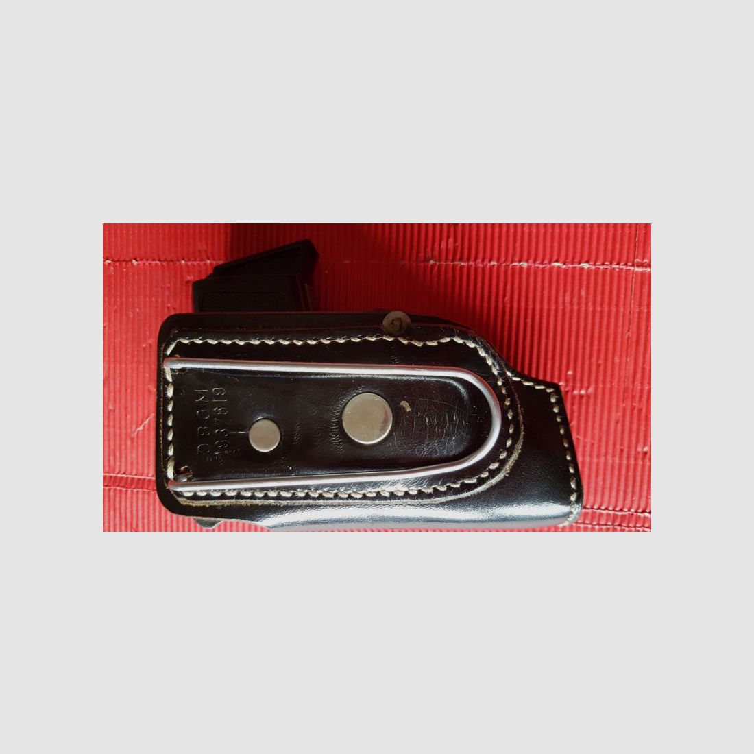 RHÖNER SM Mod.15 8mm (8mm PTB 83/2 ) con fondina in vera pelle