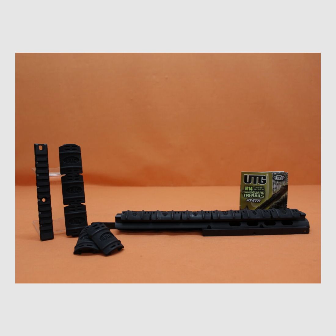 UTG - Leapers U.S. Rifle 7.62mm M14/M1A: Tactical Tri-Rails UTG (MNT-TM14TR) Aluminum 3-Rail System/ Handguard