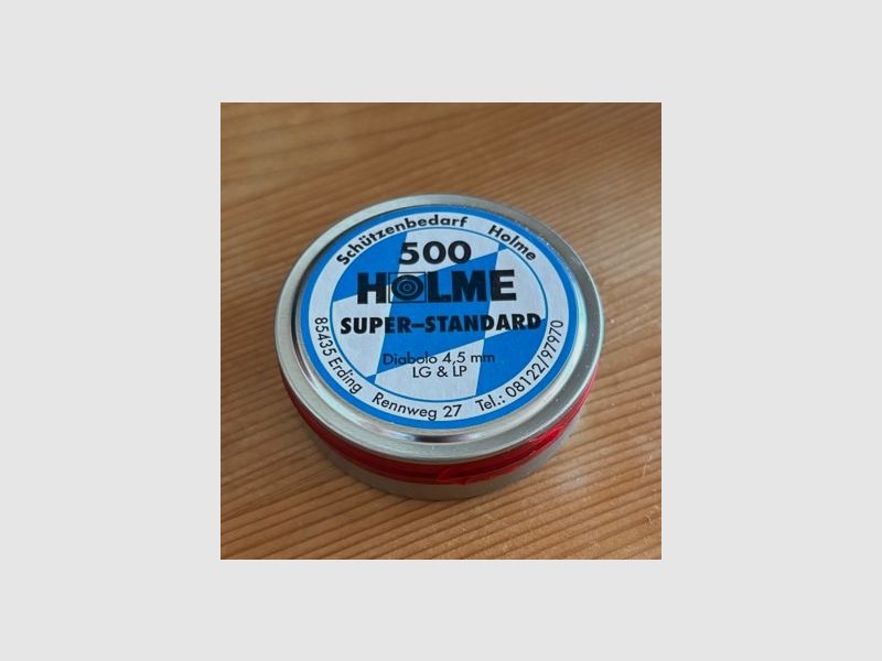 Holme Super Standard 4,5mm Diabolo nuovo 25.000 colpi