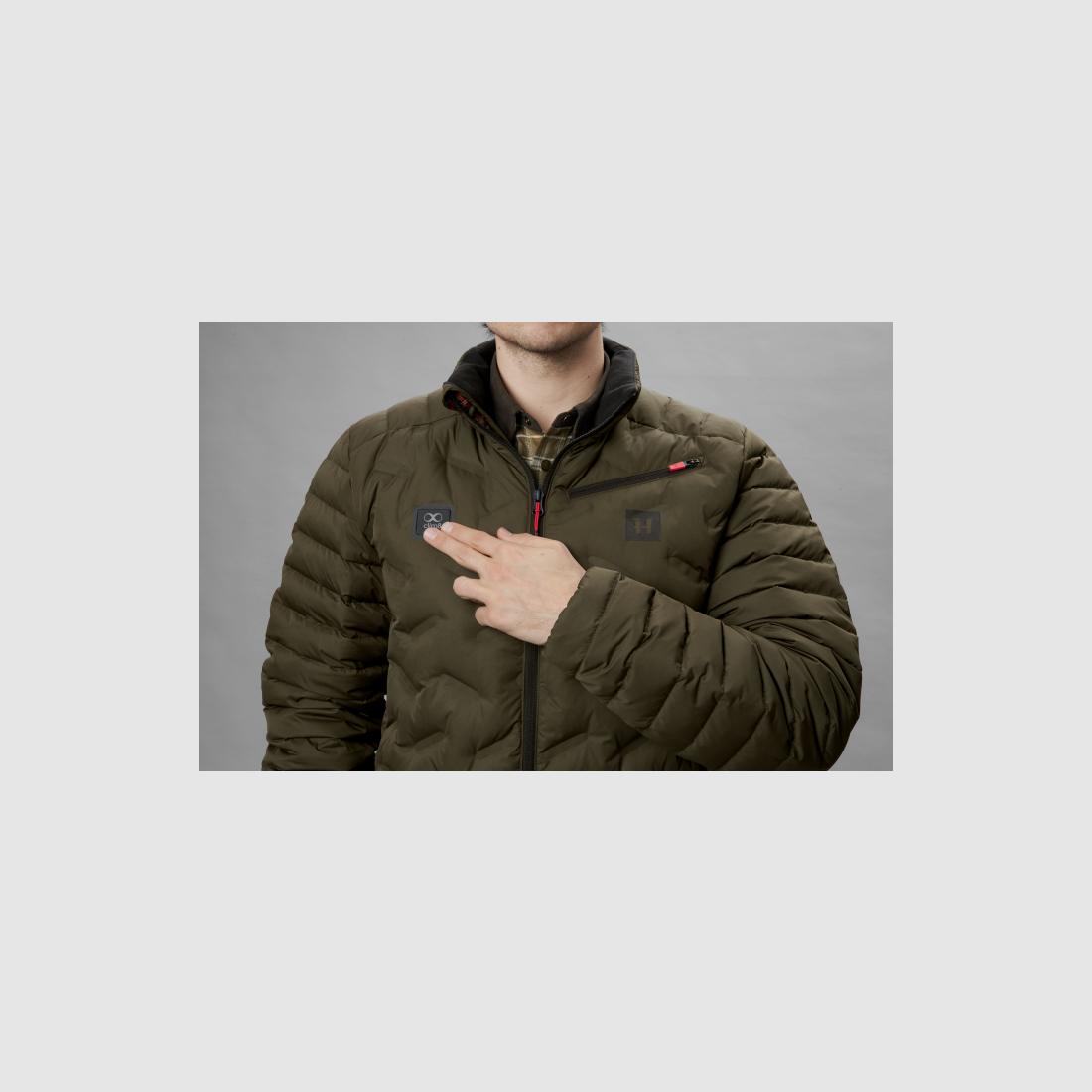 Kurtka Podgrzewana Harkila Clim8 Insulated Willow Green (100123529), zdjęcie 2 z 5