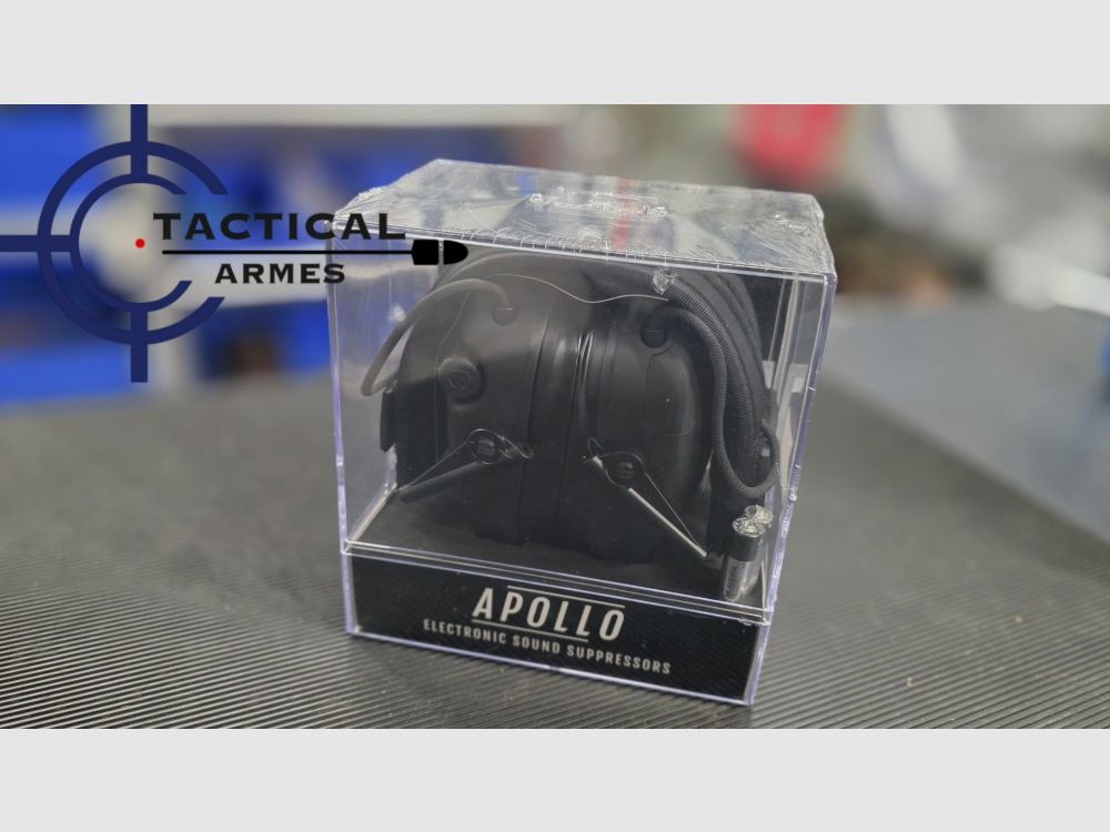 Elektronikgehörschutz SAVIOR Equipment APOLLO Farbe Schwarz