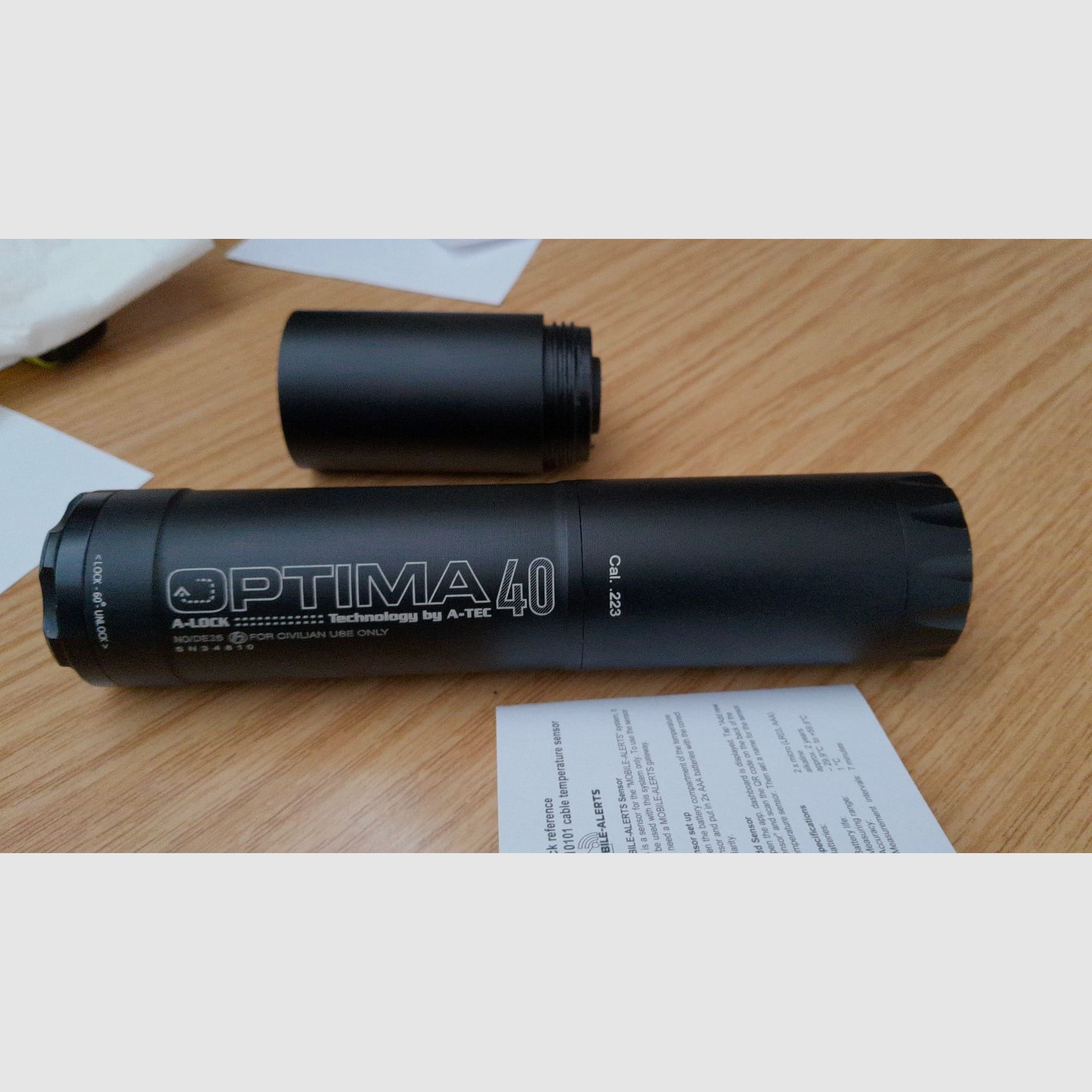 A-Tec OPTIMA 40 Cal. 223 A-Lock suppressor
