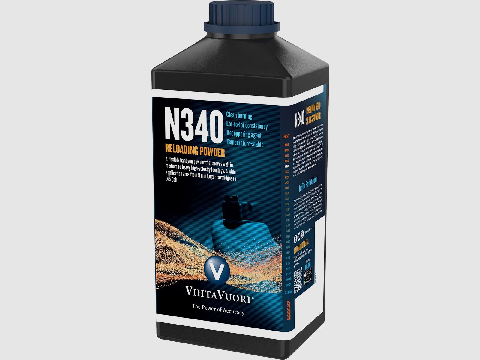 Vihtavuori N340, kaliber