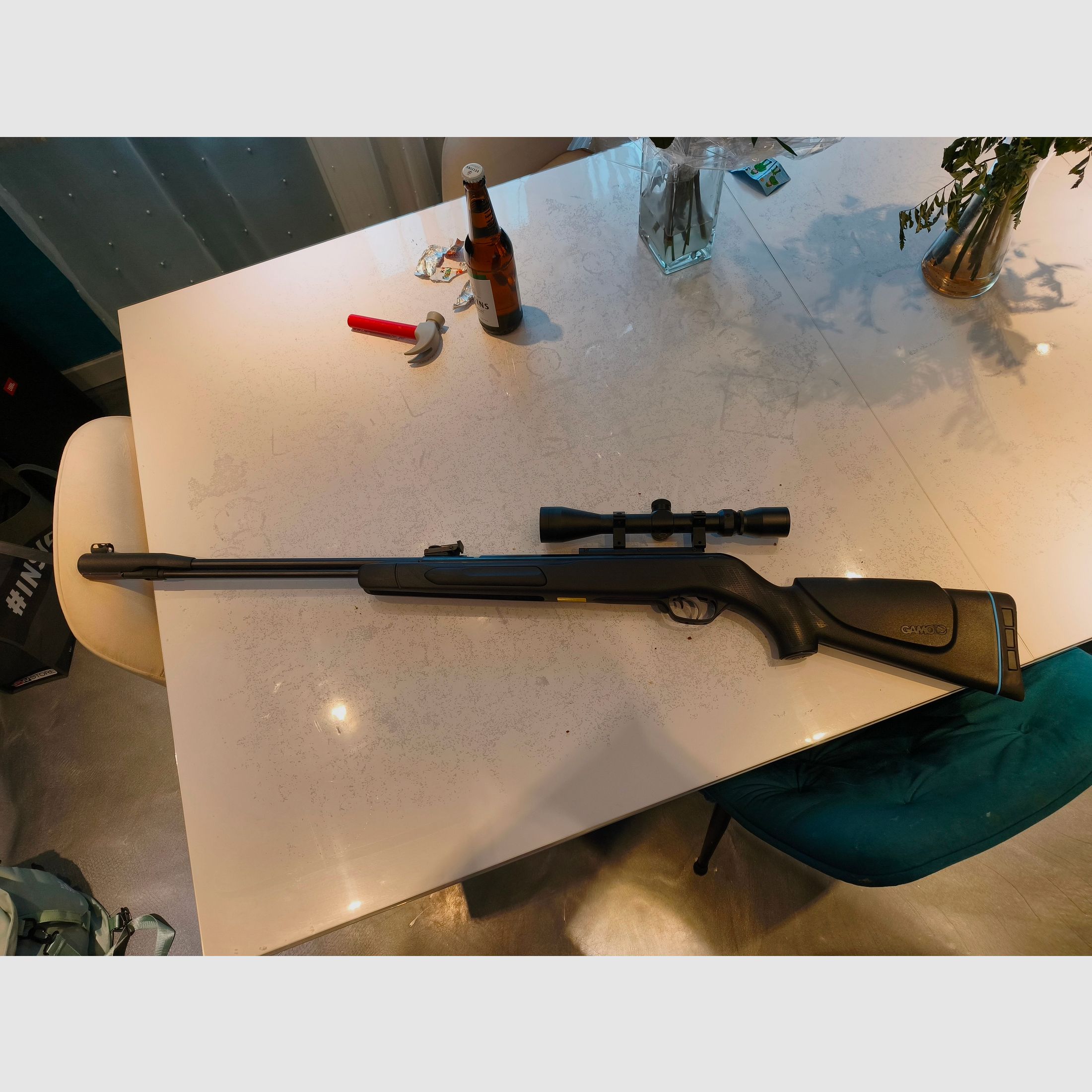 Carabina de aire comprimido calibre 5,5