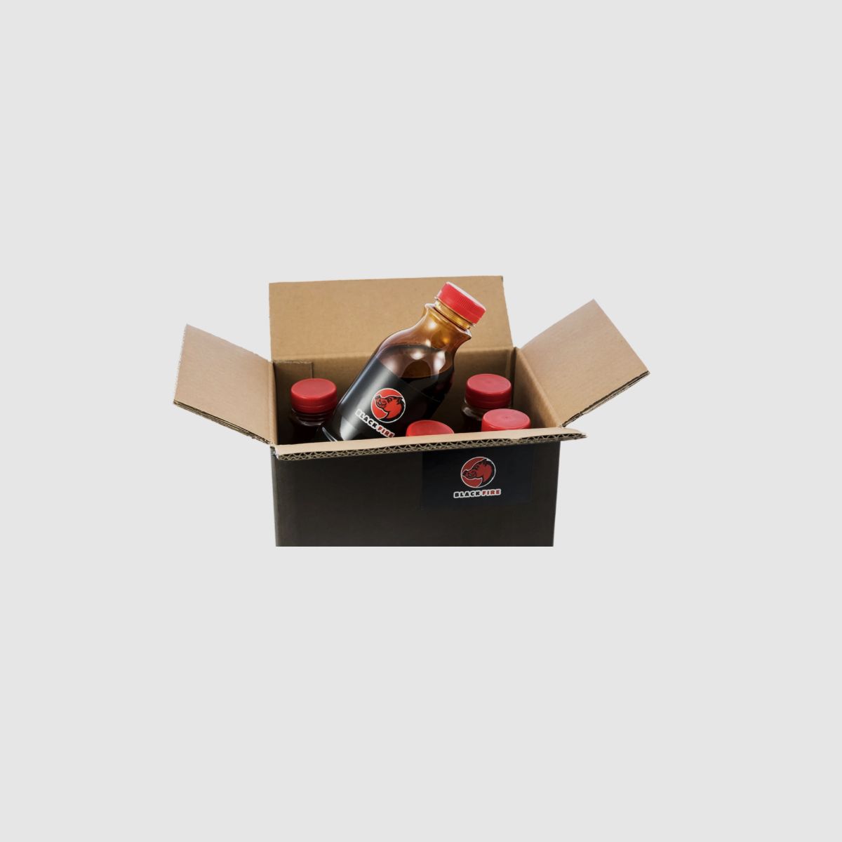 BLACK FIRE Original Buchenholzteer als Box 6x0,5 Liter