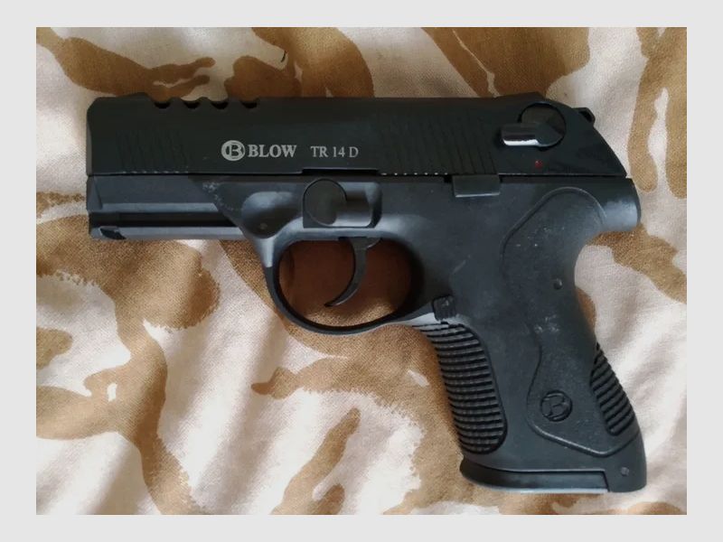 BLOW TR14 9mm P.A.K. Schreckschusspistole im modernen Dienstpistolen-Stil